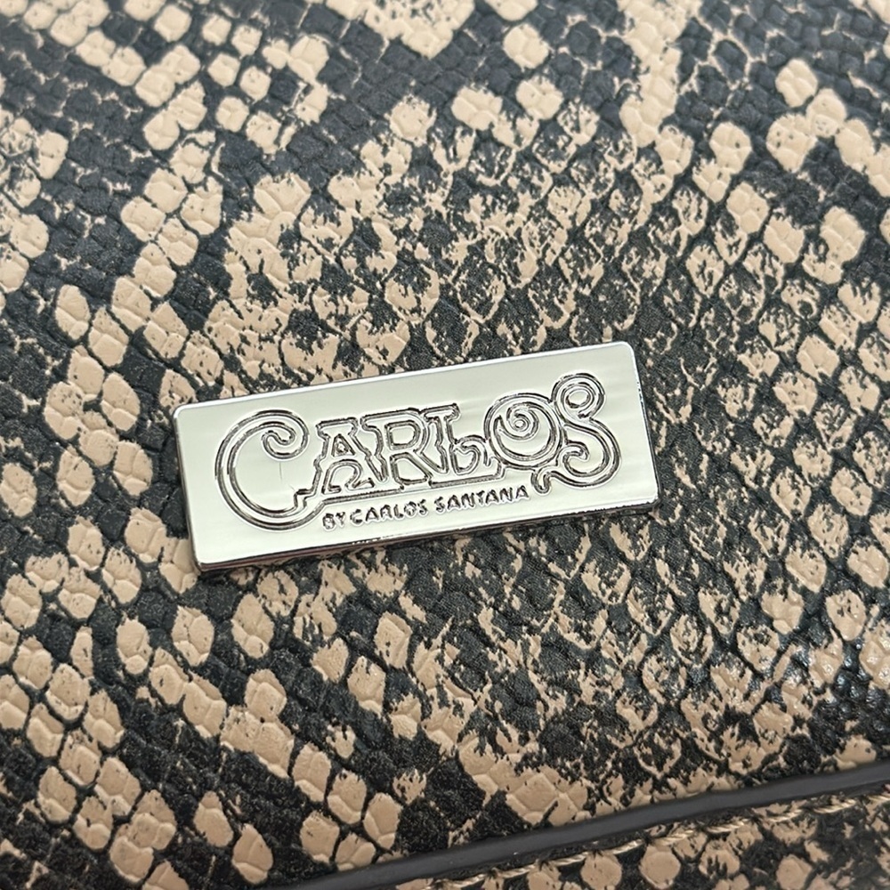 Carlos Santana 2 pc Purse and Wristlet snake print - Picture 10 of 16